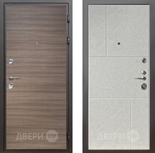 Входная металлическая Дверь Шелтер (SHELTER) Комфорт Дуб тоскано поперечный 9 Гранит лава лайт в Рузе