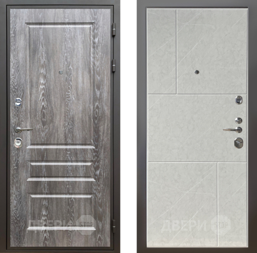 Входная металлическая Дверь Шелтер (SHELTER) Комфорт Дуб шале серебро 9 Гранит лава лайт в Рузе