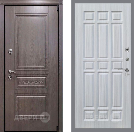 Входная металлическая Дверь Рекс (REX) Пренмиум-S FL-33 Сандал белый в Рузе