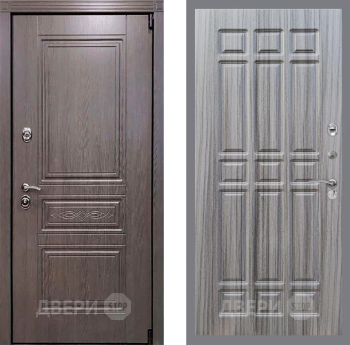 Входная металлическая Дверь Рекс (REX) Пренмиум-S FL-33 Сандал грей в Рузе