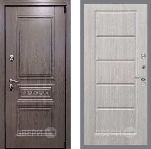 Входная металлическая Дверь Рекс (REX) Пренмиум-S FL-39 Беленый дуб в Рузе