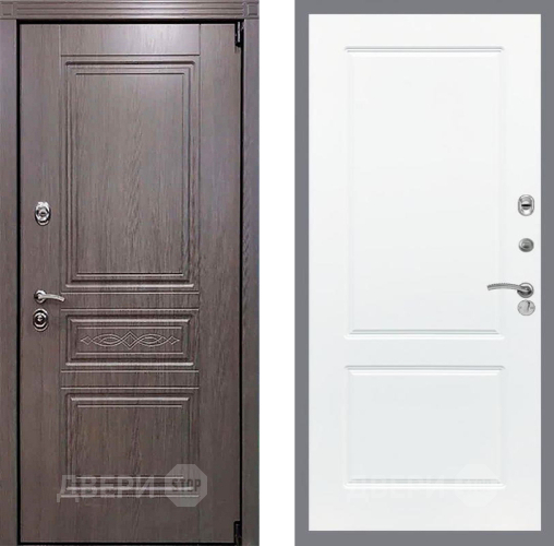 Входная металлическая Дверь Рекс (REX) Пренмиум-S FL-117 Силк Сноу в Рузе