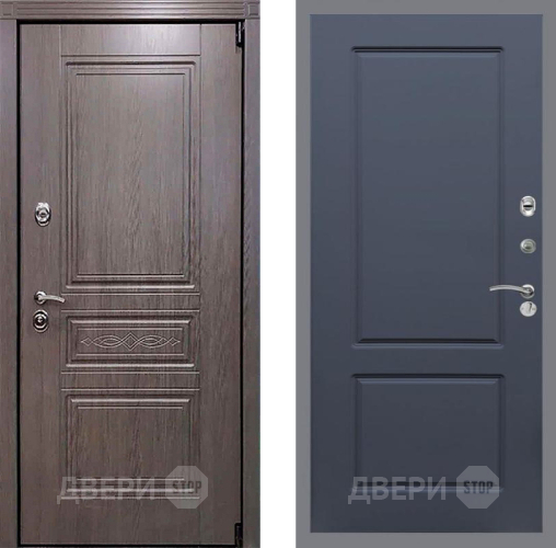 Входная металлическая Дверь Рекс (REX) Пренмиум-S FL-117 Силк титан в Рузе