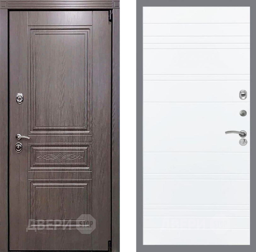 Входная металлическая Дверь Рекс (REX) Пренмиум-S Line Силк Сноу в Рузе