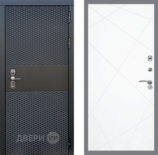 Входная металлическая Дверь Стоп БЛЭК CISA ФЛ-291 Силк Сноу в Рузе