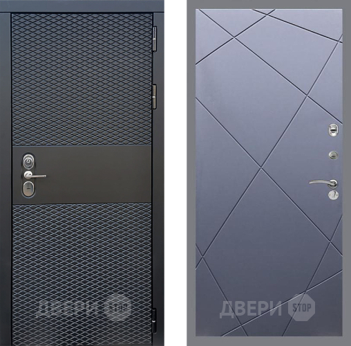 Дверь Стоп БЛЭК CISA ФЛ-291 Силк титан в Рузе