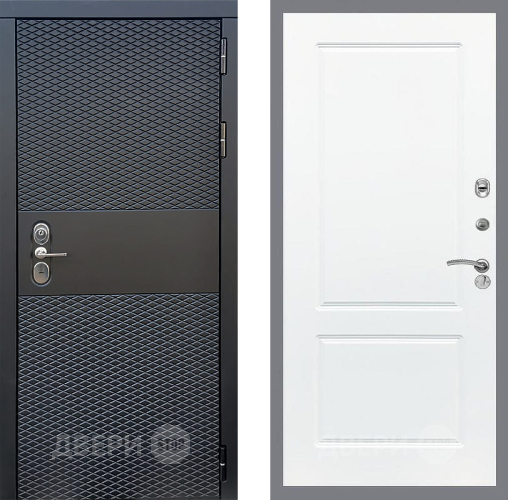 Входная металлическая Дверь Стоп БЛЭК CISA ФЛ-117 Силк Сноу в Рузе