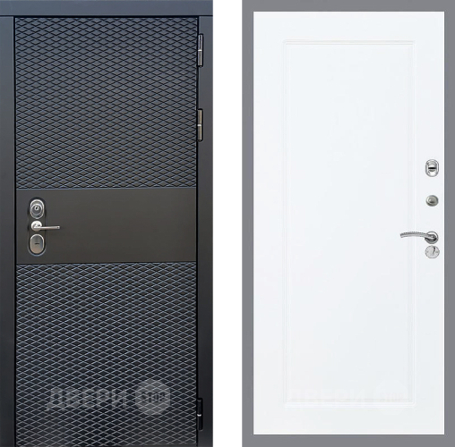 Входная металлическая Дверь Стоп БЛЭК CISA ФЛ-119 Силк Сноу в Рузе