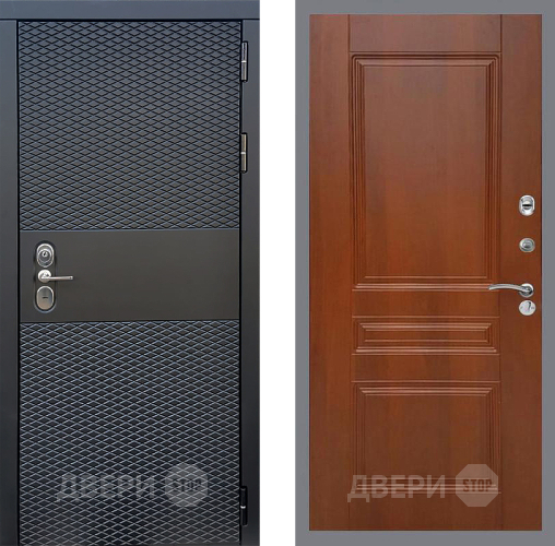 Входная металлическая Дверь Стоп БЛЭК CISA ФЛ-243 Итальянский орех в Рузе