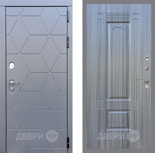 Входная металлическая Дверь Стоп КОСМО ФЛ-2 Сандал грей в Рузе