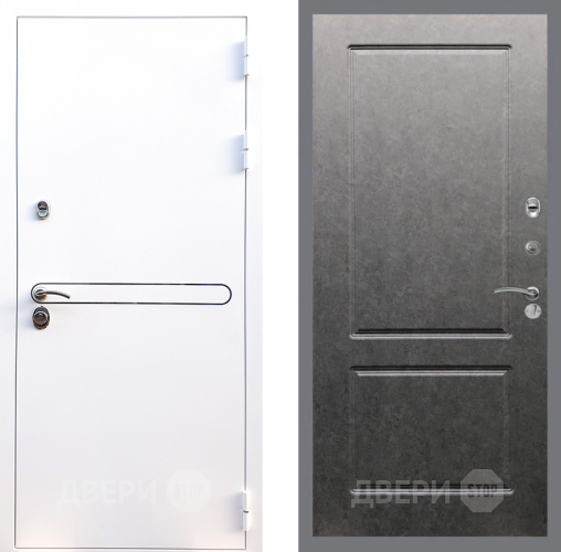 Входная металлическая Дверь Стоп Лайн Вайт ФЛ-117 Штукатурка графит в Рузе