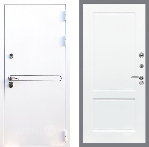 Входная металлическая Дверь Стоп Лайн Вайт ФЛ-117 Силк Сноу в Рузе