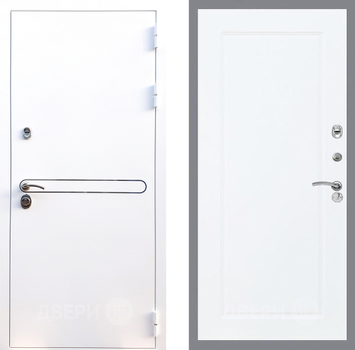 Входная металлическая Дверь Стоп Лайн Вайт ФЛ-119 Силк Сноу в Рузе