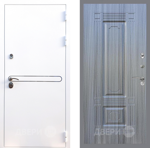 Входная металлическая Дверь Стоп Лайн Вайт ФЛ-2 Сандал грей в Рузе