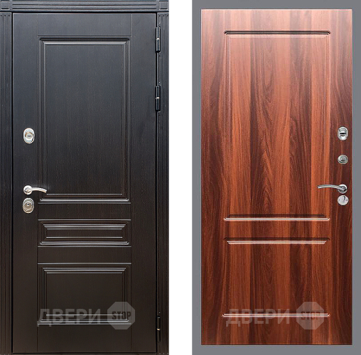 Входная металлическая Дверь Стоп МЕГАПОЛИС ФЛ-117 Итальянский орех в Рузе