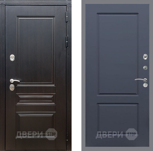 Входная металлическая Дверь Стоп МЕГАПОЛИС ФЛ-117 Силк титан в Рузе