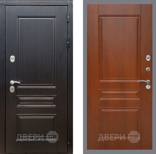 Входная металлическая Дверь Стоп МЕГАПОЛИС ФЛ-243 Итальянский орех в Рузе