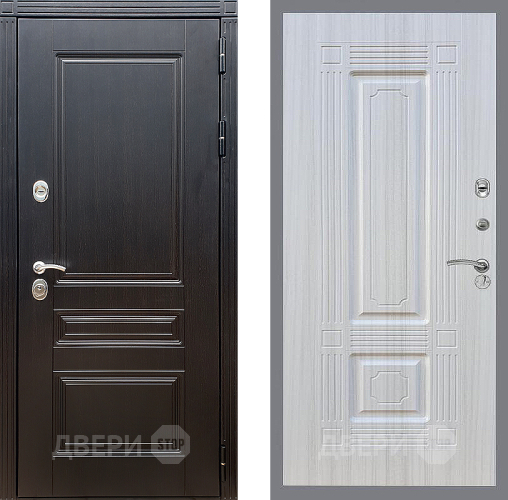 Входная металлическая Дверь Стоп МЕГАПОЛИС ФЛ-2 Сандал белый в Рузе