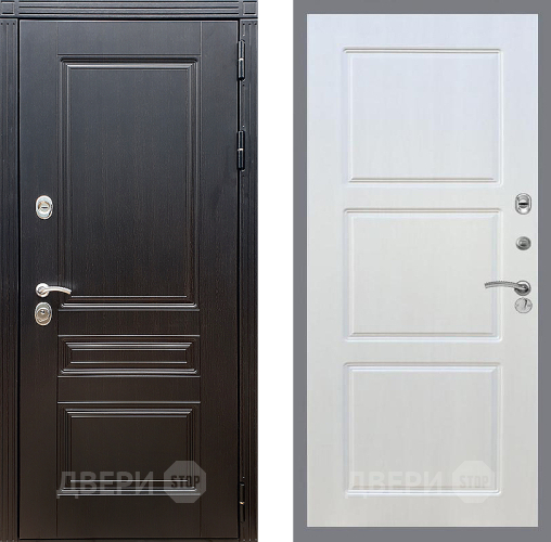 Входная металлическая Дверь Стоп МЕГАПОЛИС ФЛ-3 Лиственница беж в Рузе