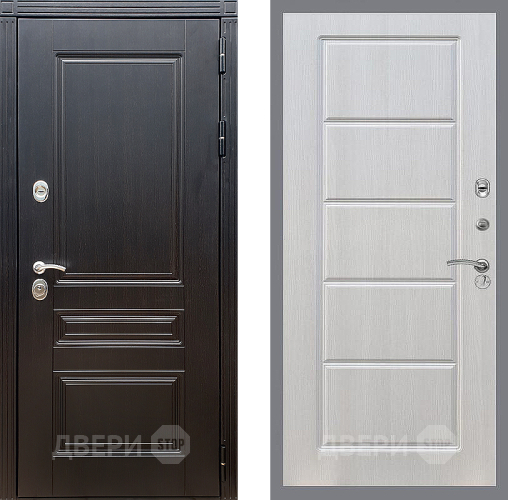 Входная металлическая Дверь Стоп МЕГАПОЛИС ФЛ-39 Лиственница беж в Рузе