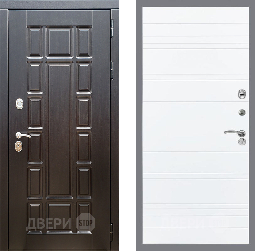 Входная металлическая Дверь Стоп НЬЮ ЙОРК Лайн Силк Сноу в Рузе