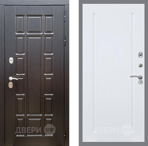 Входная металлическая Дверь Стоп НЬЮ ЙОРК ФЛ-68 Силк Сноу в Рузе