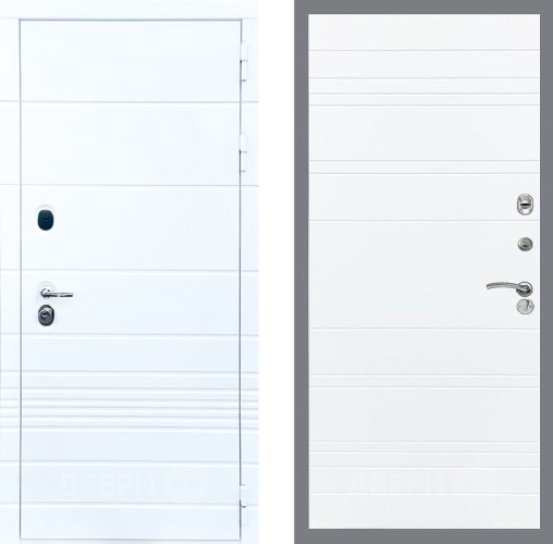 Входная металлическая Дверь Стоп ТРЕНДО Лайн Силк Сноу в Рузе