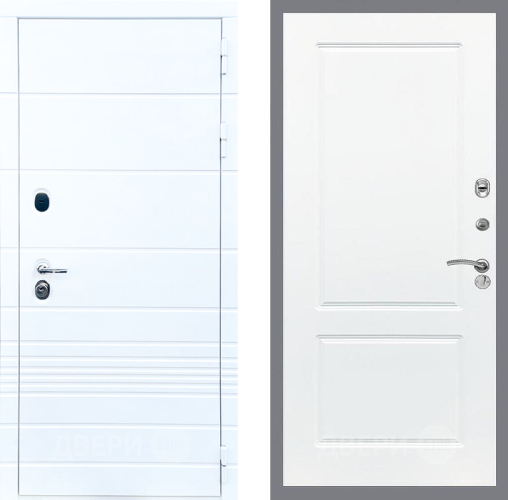 Дверь Стоп ТРЕНДО ФЛ-117 Силк Сноу в Рузе