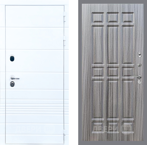 Входная металлическая Дверь Стоп ТРЕНДО ФЛ-33 Сандал грей в Рузе