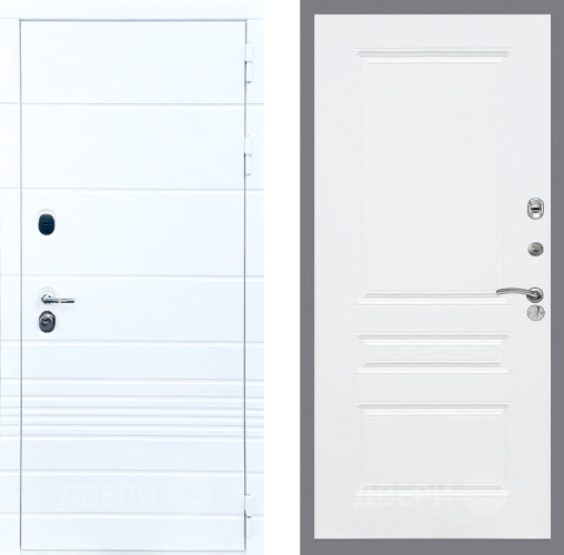 Дверь Стоп ТРЕНДО ФЛ-243 Силк Сноу в Рузе