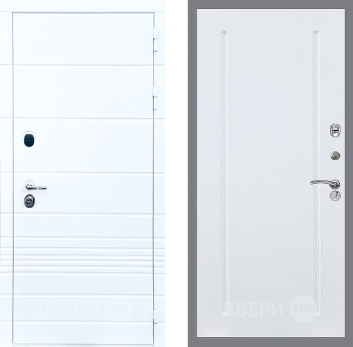 Дверь Стоп ТРЕНДО ФЛ-68 Силк Сноу в Рузе