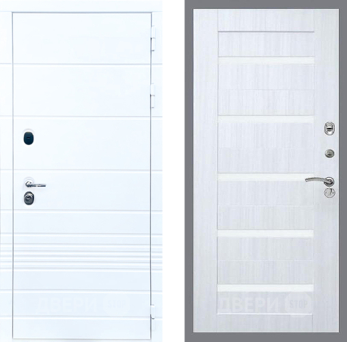 Дверь Стоп ТРЕНДО СБ-14 Сандал белый в Рузе