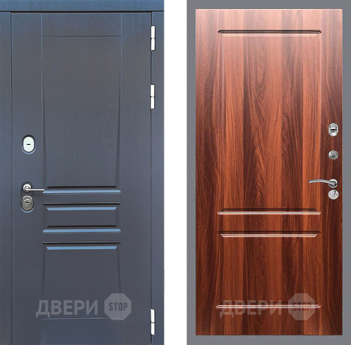 Входная металлическая Дверь Стоп ПЛАТИНУМ ФЛ-117 Итальянский орех в Рузе