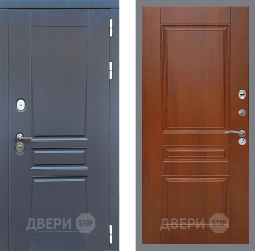 Входная металлическая Дверь Стоп ПЛАТИНУМ ФЛ-243 Итальянский орех в Рузе