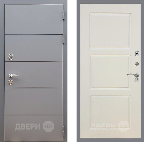 Дверь Стоп АРТ ГРАФИТ ФЛ-3 Шампань в Рузе