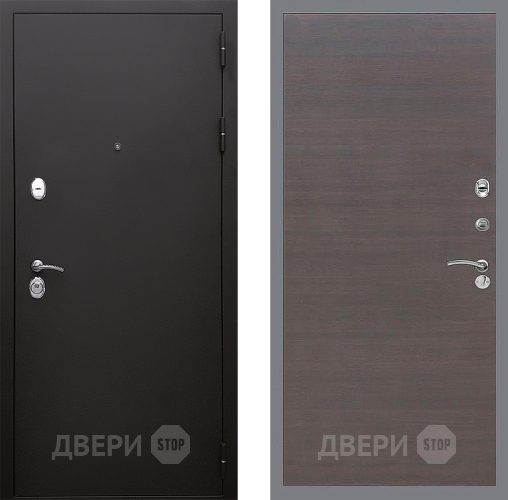 Дверь Стоп КЛАССИК Шагрень Гладкая венге поперечный в Рузе