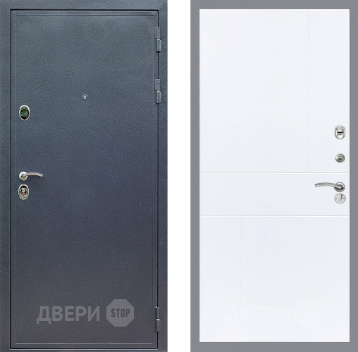 Входная металлическая Дверь Стоп СИЛЬВЕР ФЛ-290 Силк Сноу в Рузе