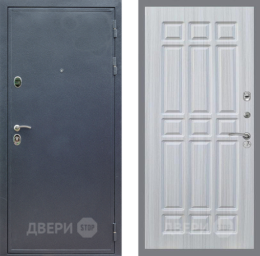 Входная металлическая Дверь Стоп СИЛЬВЕР ФЛ-33 Сандал белый в Рузе