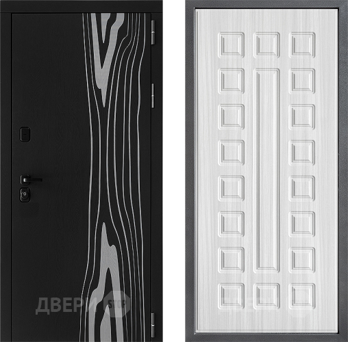 Входная металлическая Дверь Дверной континент ДК-12 ФЛ-183 Сандал белый в Рузе