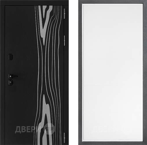 Входная металлическая Дверь Дверной континент ДК-12 ФЛ-649 Белый софт в Рузе