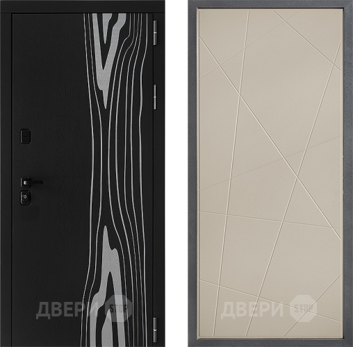 Входная металлическая Дверь Дверной континент ДК-12 ФЛ-655 Капучино в Рузе