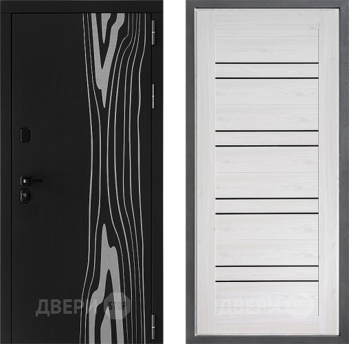 Входная металлическая Дверь Дверной континент ДК-12 ФЛ-49 Сосна белая в Рузе