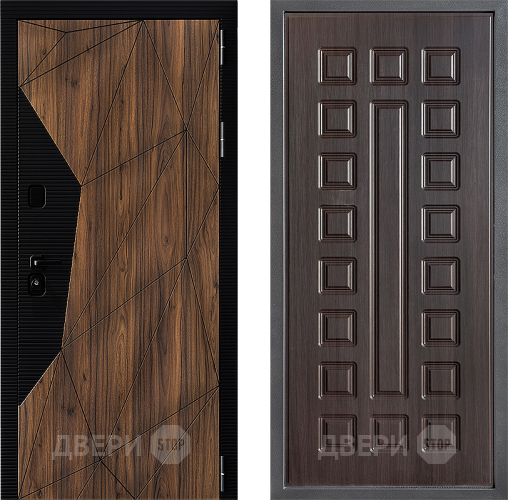 Входная металлическая Дверь Дверной континент ДК-11 ФЛ-183 Венге в Рузе