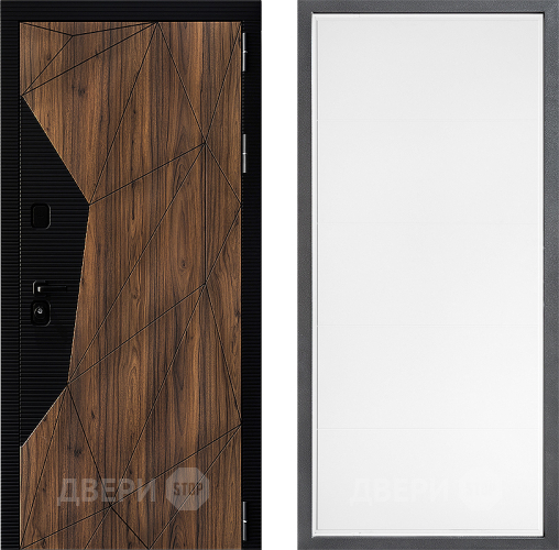 Входная металлическая Дверь Дверной континент ДК-11 ФЛ-649 Белый софт в Рузе