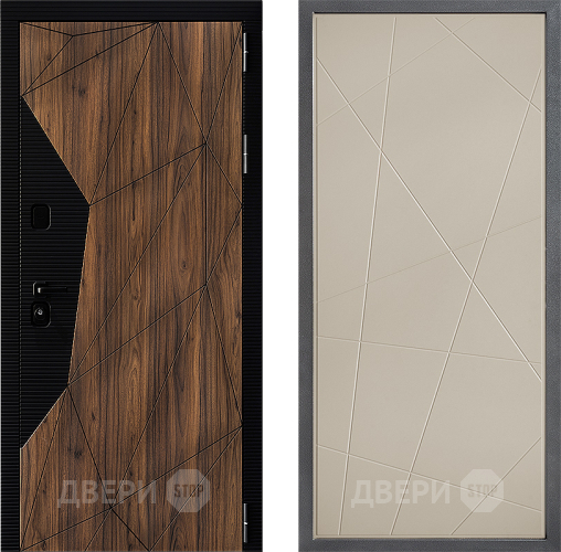 Входная металлическая Дверь Дверной континент ДК-11 ФЛ-655 Капучино в Рузе