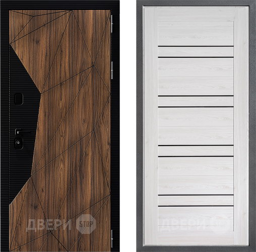 Входная металлическая Дверь Дверной континент ДК-11 ФЛ-49 Сосна белая в Рузе