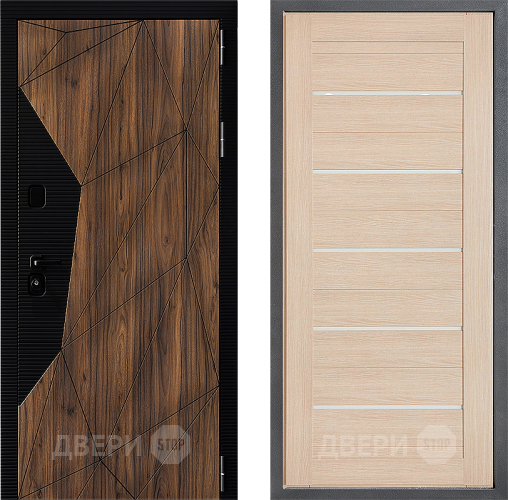 Входная металлическая Дверь Дверной континент ДК-11 ФЛ-46 Капучино в Рузе