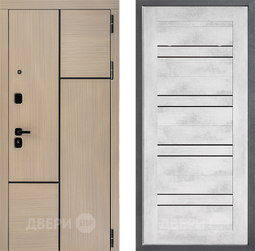 Дверь Дверной континент ДК-14 ФЛ-49 Бетон снежный в Рузе