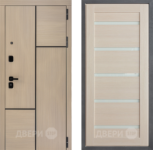 Входная металлическая Дверь Дверной континент ДК-14 ФЛ-47 Капучино в Рузе