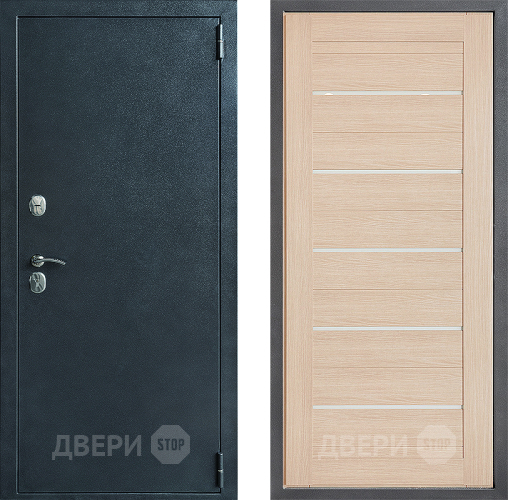 Входная металлическая Дверь Дверной континент ДК-70 Дизайн ФЛ-46 Капучино в Рузе